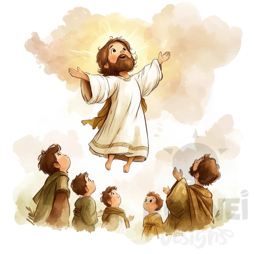 Jesus ascendiendo al cielo 1